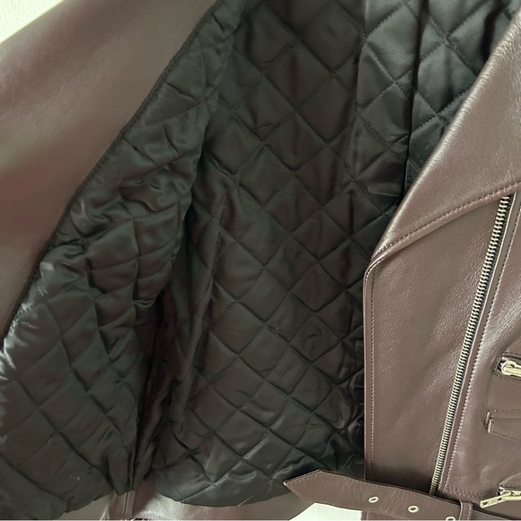 Kooples Leather Biker Jacket - Picture 6 of 8